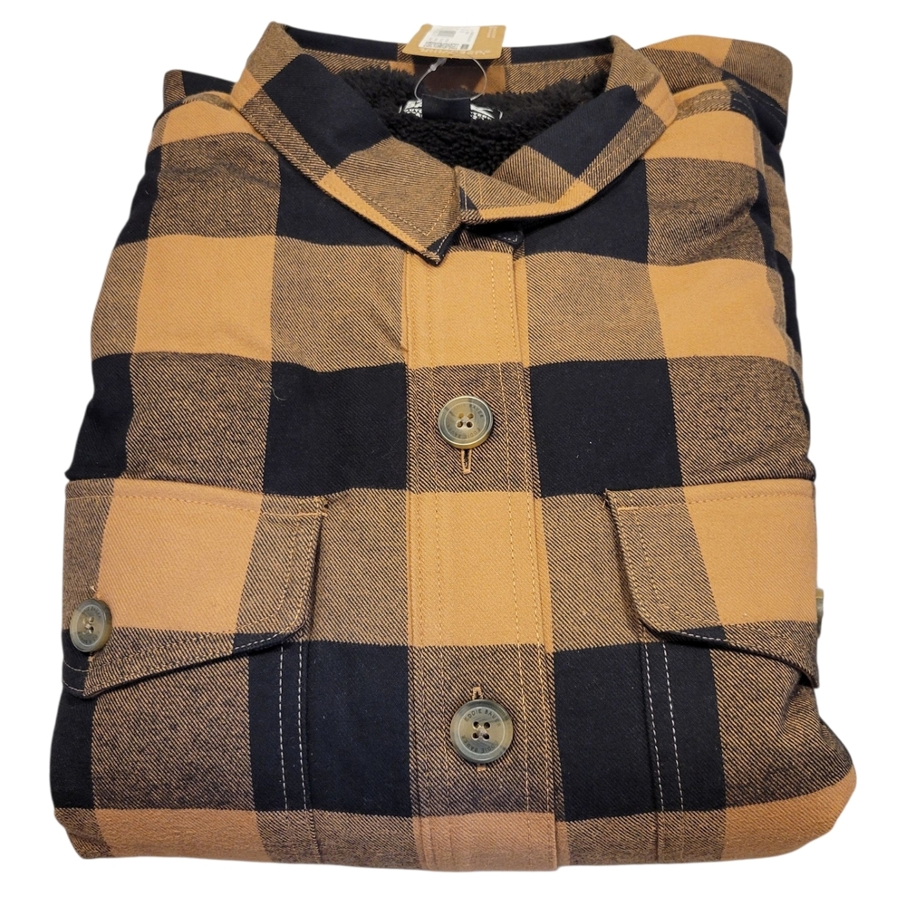 NWT | Eddie Bauer | Women's Eddie's Fleece-Lined Shirt Jacket | Tobacco | 2XL - Picture 4 of 8